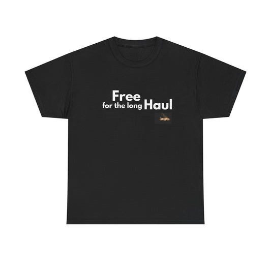 Built for the Long Haul Freedom & Grit Graphic - INDEPENDENCE/ Black Unisex Heavy Cotton T