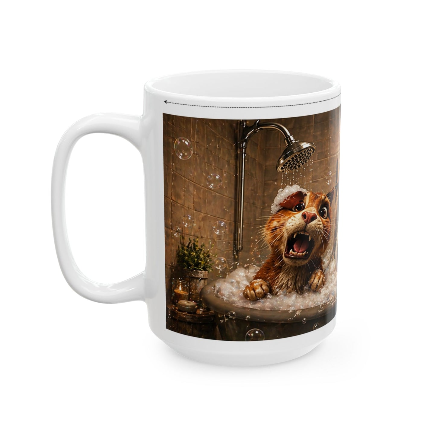 Cut Farm Animal Mug - Funny Barnyard Bath Time, Rustic Country Gift (11oz/15oz)